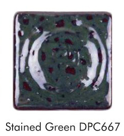 Ефектна глазура GREEN STAINED 667